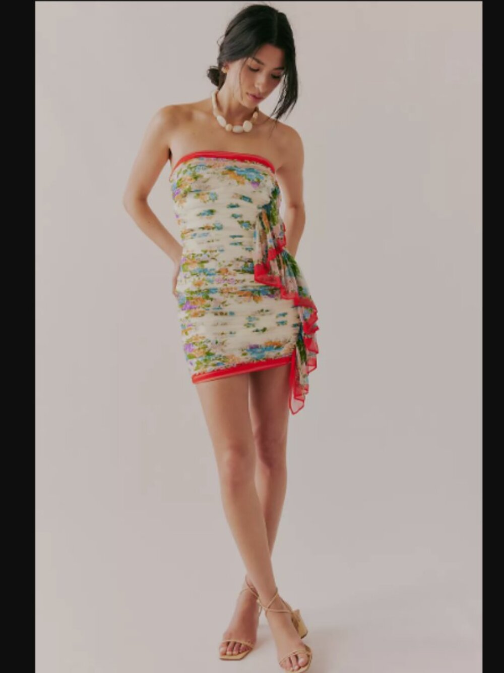 NWT Ronny Kobo Strapless Mini Dress, XS